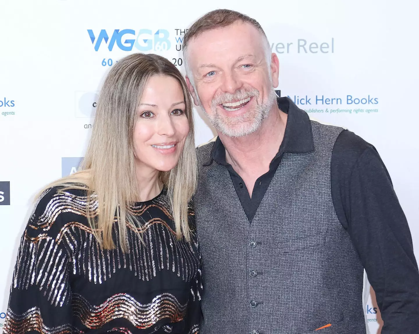 Hugo Speer with his wife Vivienne Harvey.