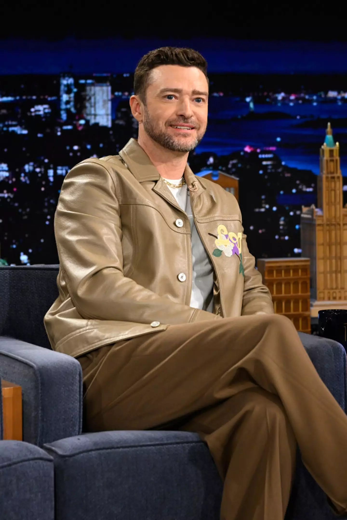 Justin Timberlake came under fire on social media as footage of his bulge on show at one of his concerts was uploaded to TikTok (Todd Owyoung/NBC via Getty Images)