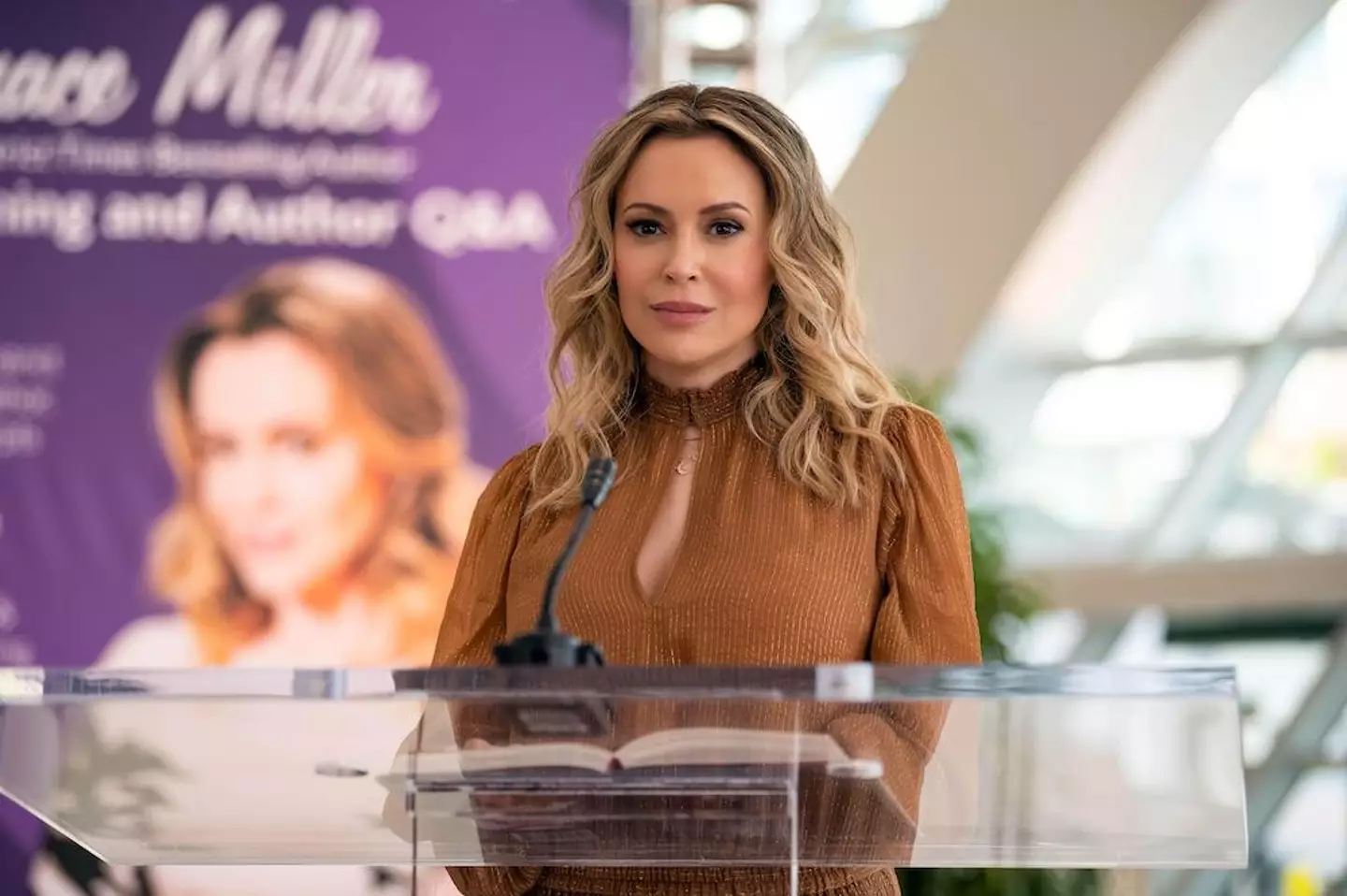 Alyssa Milano said she traded her Tesla for a VW electric vehicle.