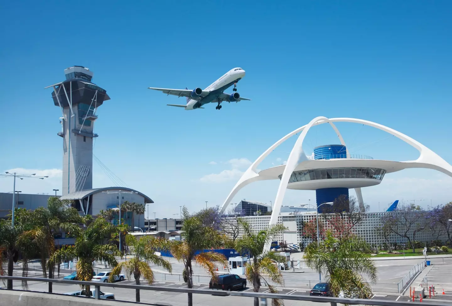 The man flew from Denmark to LAX.