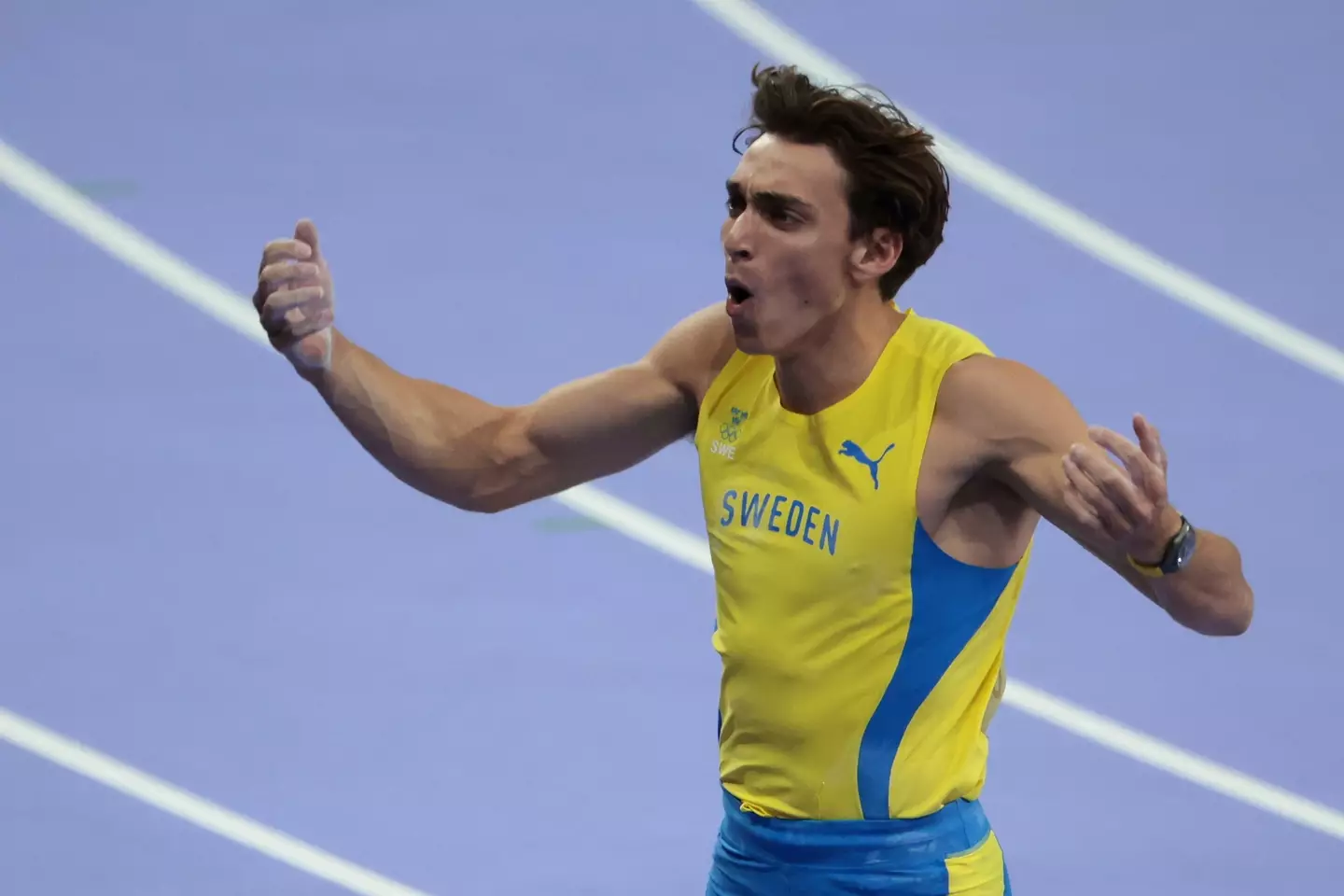Duplantis not only won gold but broke a world record (Jean Catuffe/Getty Images)