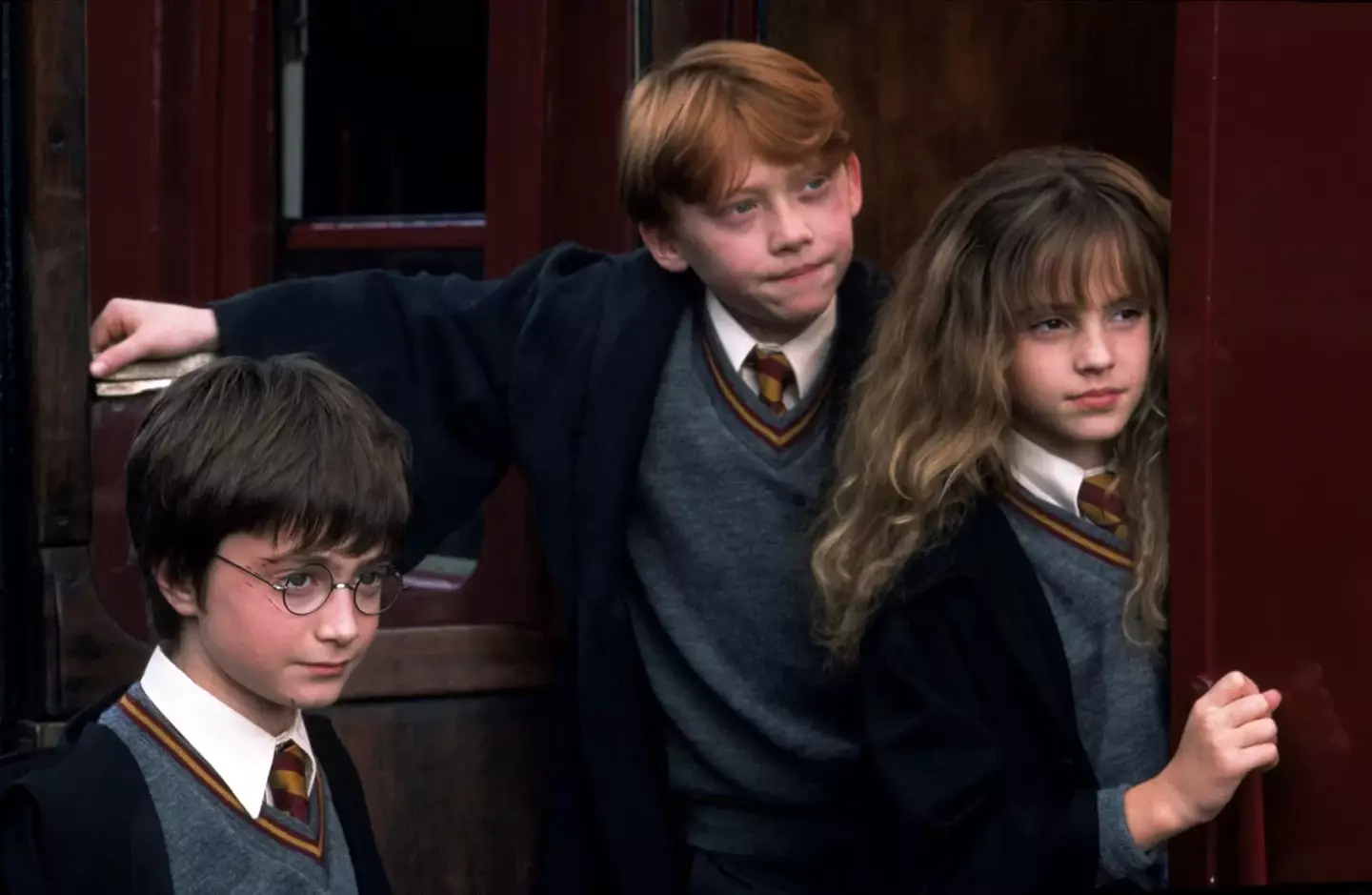 Daniel Radcliffe, Rupert Grint and Emma Watson played the original Golden Trio.