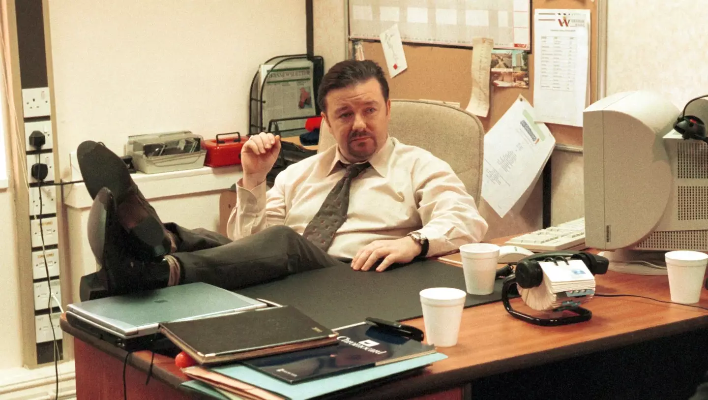 Ricky Gervais as David Brent.