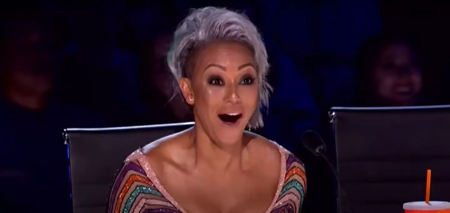 Mel B was left gobsmacked by the dig.
