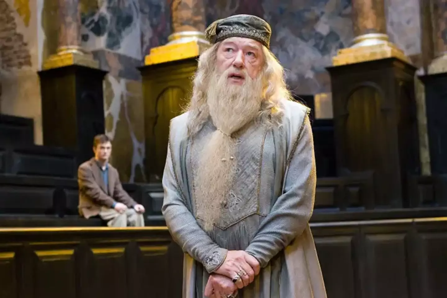 Gambon will remember for his iconic portrayal of Albus Dumbledore.