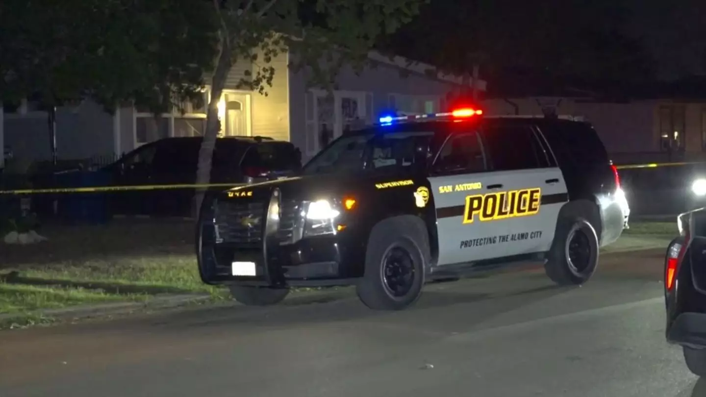 Police arrived to find him in the garden (