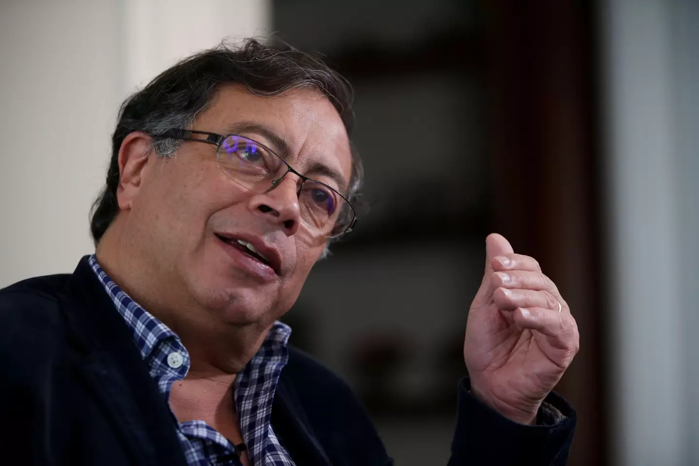 Gustavo Petro admits his country has a problem with drugs.