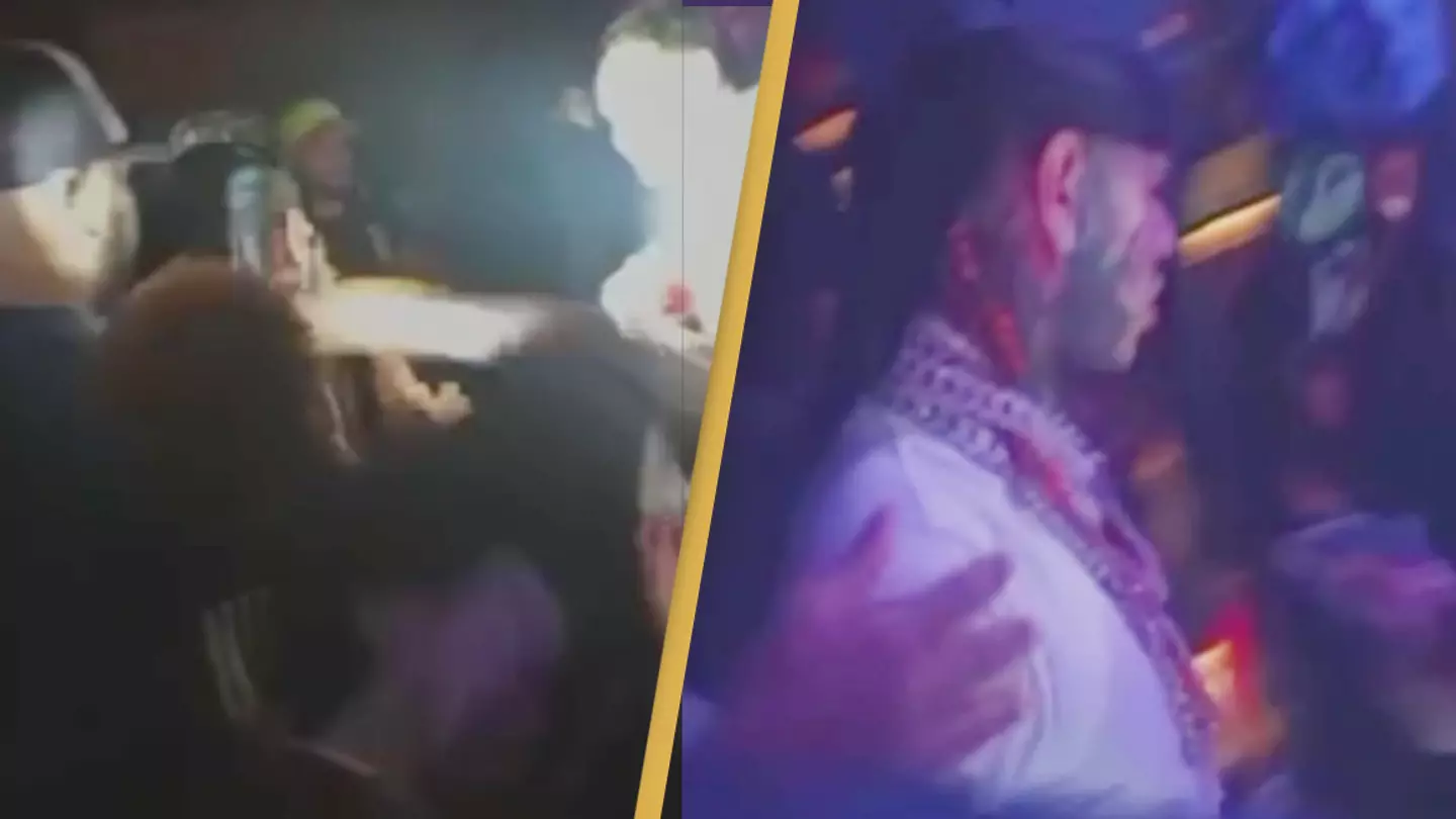 Tekashi 6ix9ine Punched In The Back Of The Head In Nightclub