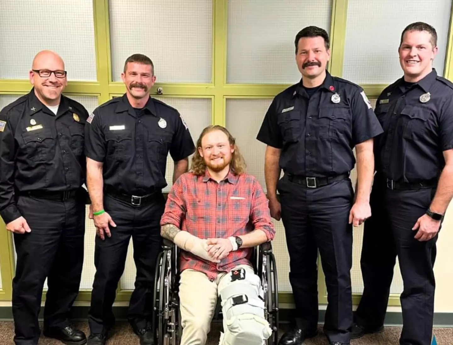 Matthew wasn't sure if he'd ever be rescued. (Heidi Prescott/Beacon Health System)