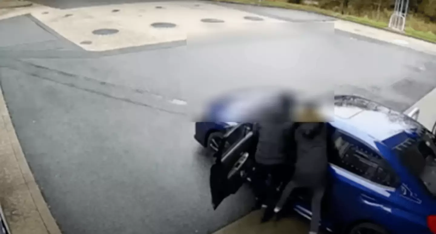 The two teens were unable to drive the car.