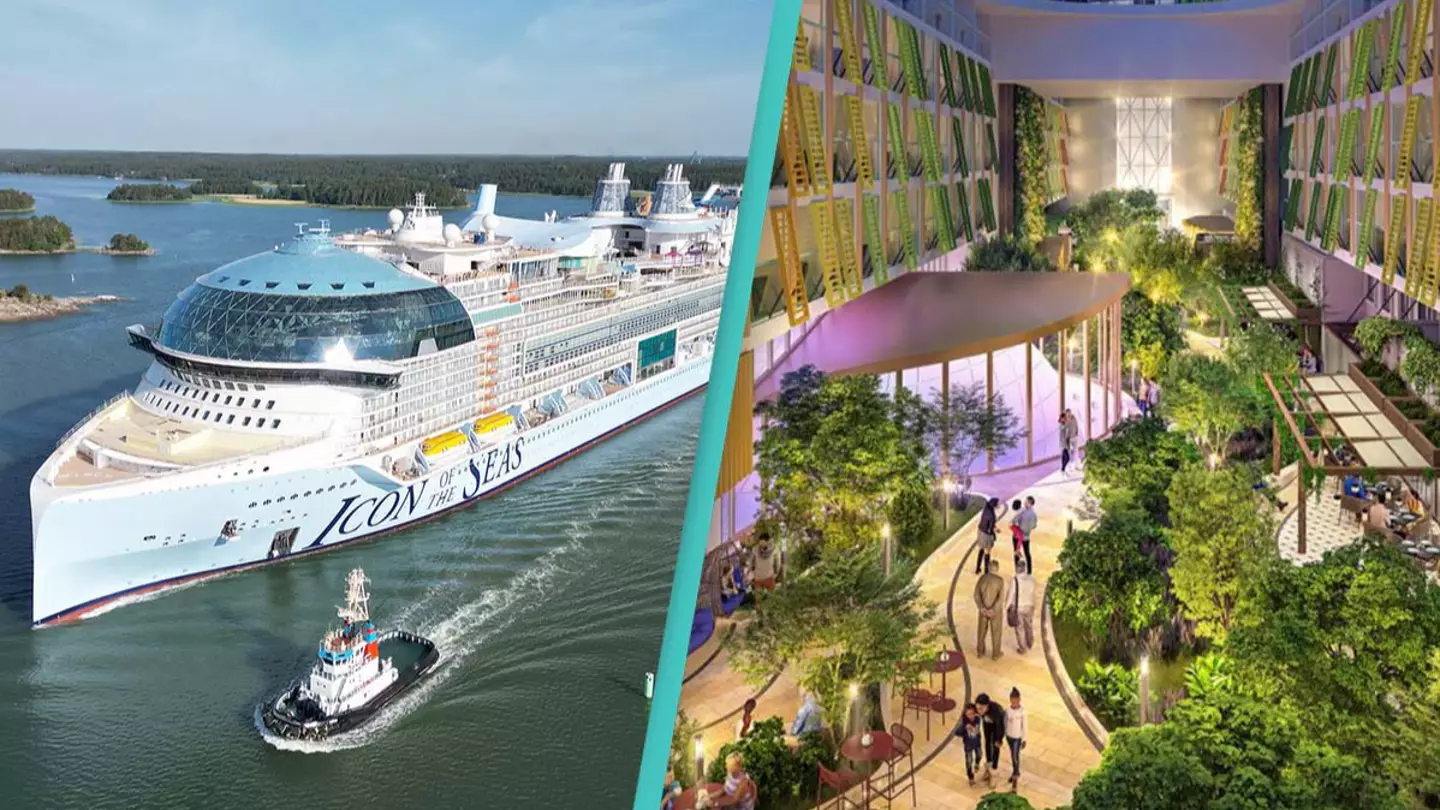 Inside the world's largest cruise ship that's five times bigger than the Titanic