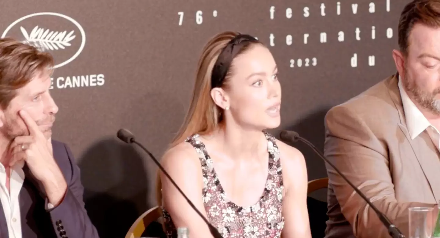 Brie Larson was a little blindsided by the question.