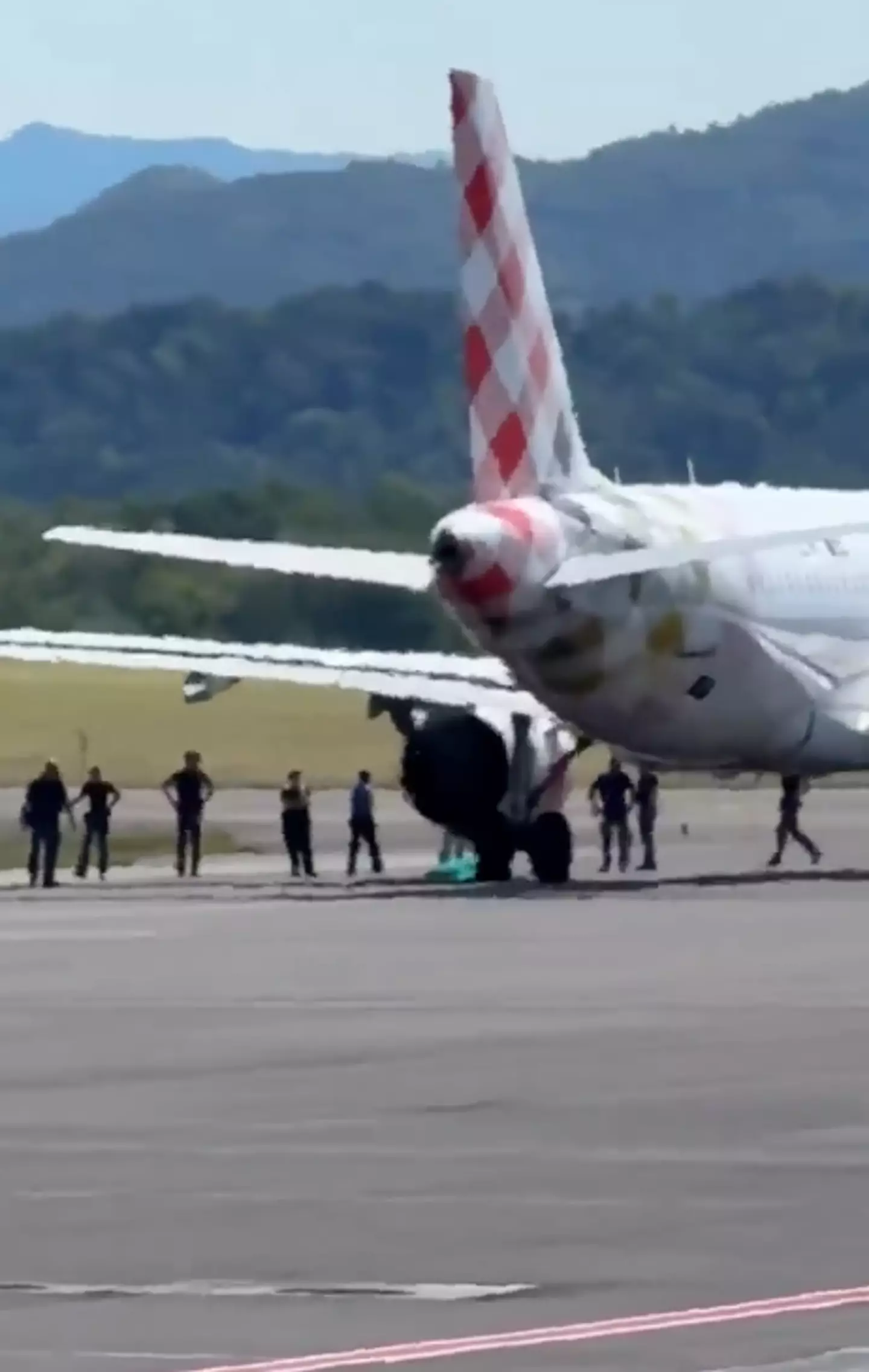 The authorities are yet to determine what happened (@vanguardintel/Twitter)