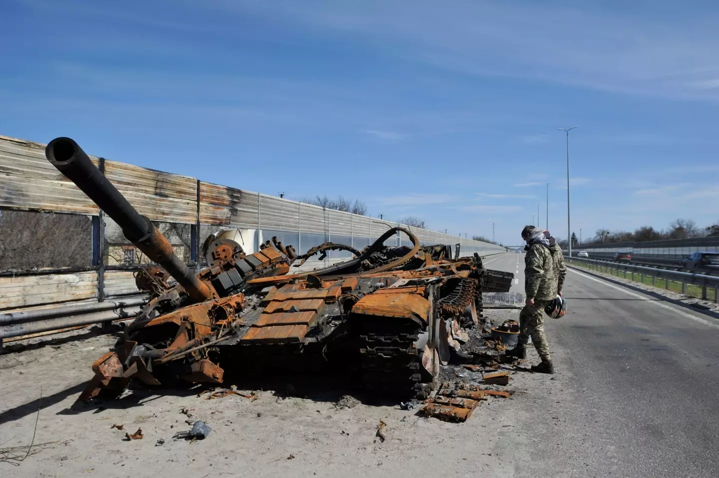 Ukrainian forces have managed to defend their country from the Russian invasion (Alamy)