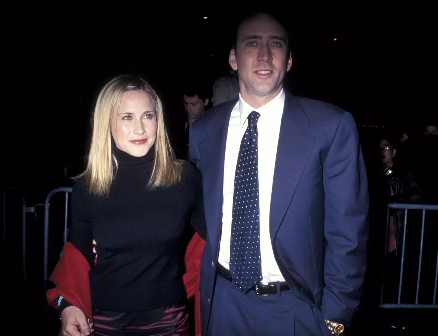 Patricia Arquette pictured with ex-husband, Nicolas Cage (Ron Galella, Ltd./Ron Galella Collection via Getty Images)