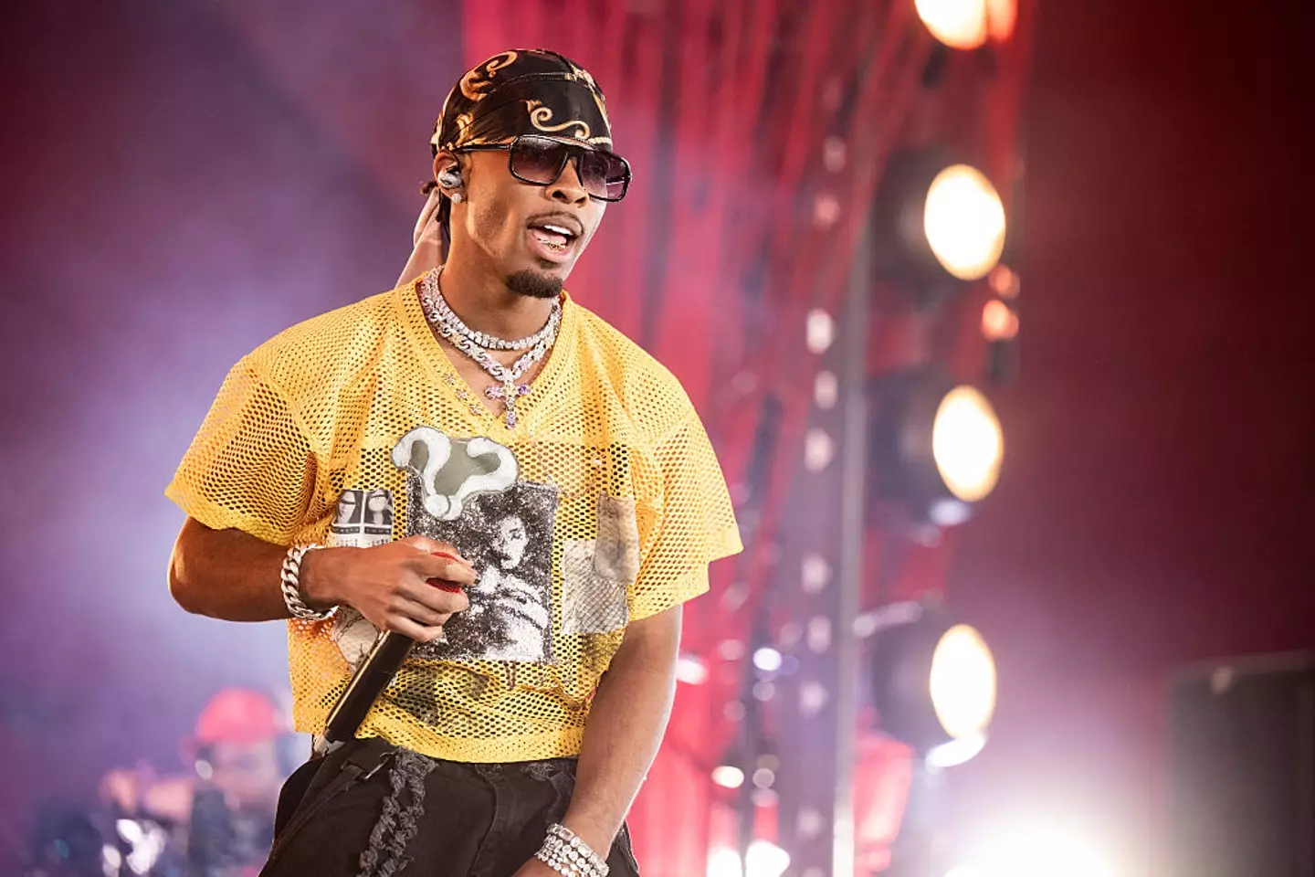 The Tesla in question was registered to the signer known as d4vd (Timothy Norris/Getty Images for Coachella)