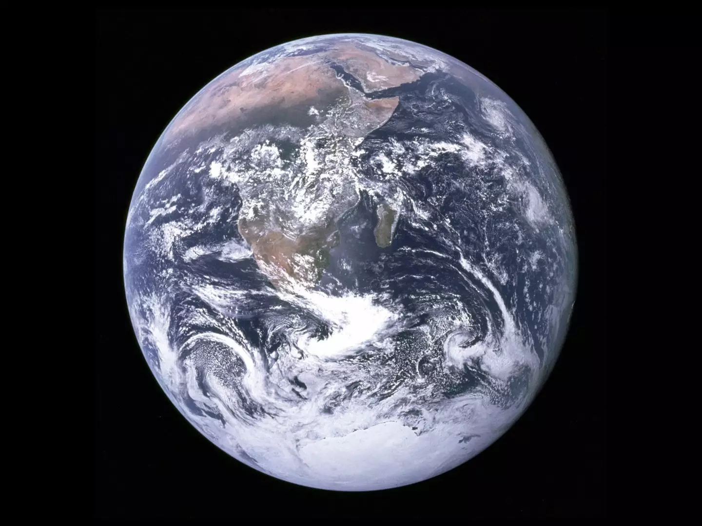 While they would argue all pictures of our planet from NASA are fakes, doctored or photoshopped, one man Marc Gauld claimed to have the most perfect solution. (Heritage Space/Heritage Images via Getty Images)