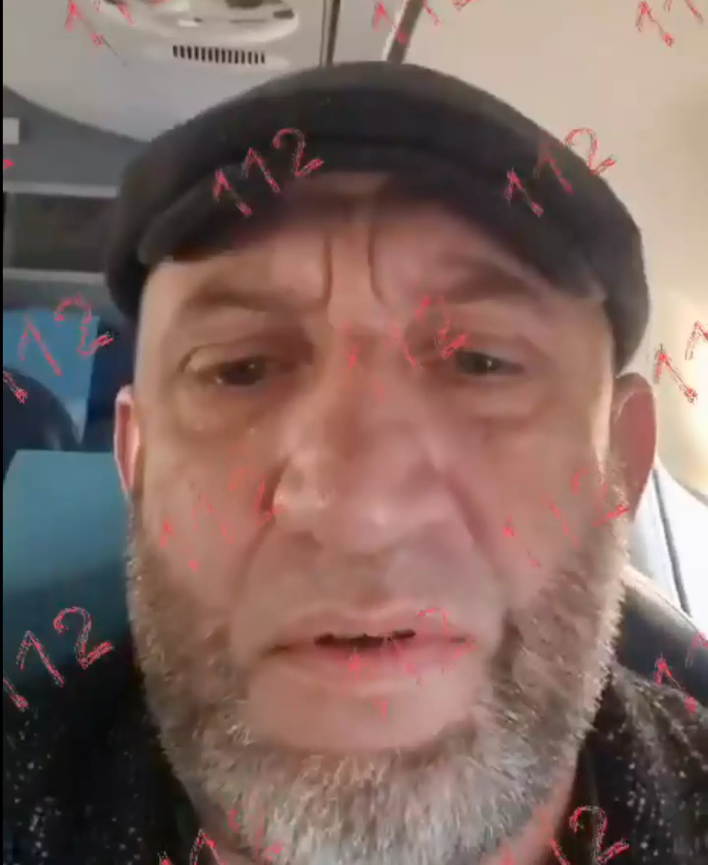 The man is heard praying as the plane descends (BNO News Live)