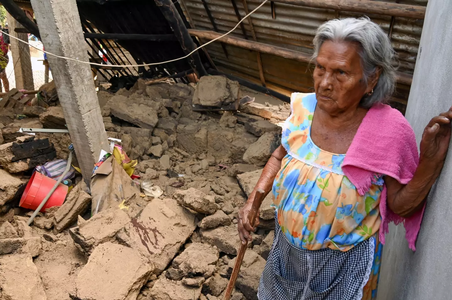 The 6.5M quake in Mexico devastated homes and caused thousands to be evacuated (Francisco ROBLES / AFP via Getty Images)