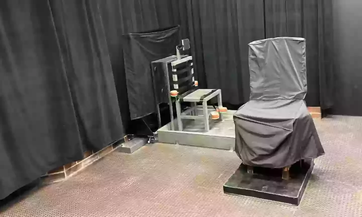 Sigmon was seated on the firing squad chair pictured at the back (South Carolina Department of Corrections)