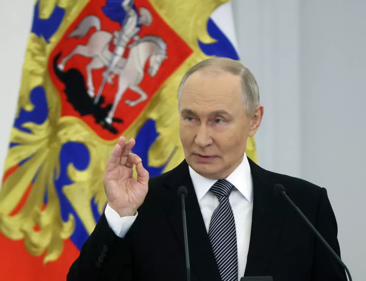 Vladimir Putin has threatened to launch a nuclear capable missile within a matter of days (Contributor/Getty Images)