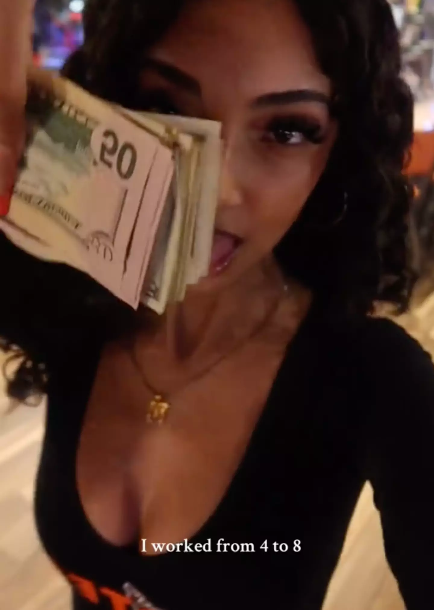 Maia walked out with over $400. (TikTok/@maiaaamarieee)