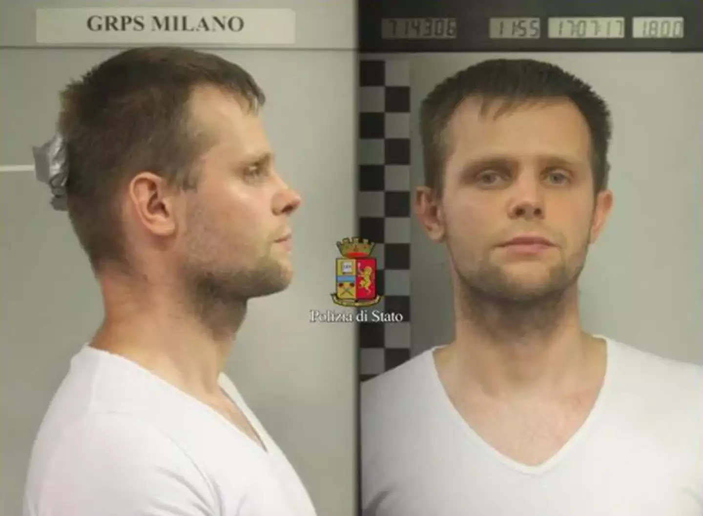 Łukasz Herba was convicted of kidnapping Chloe (Polizia di Stato)