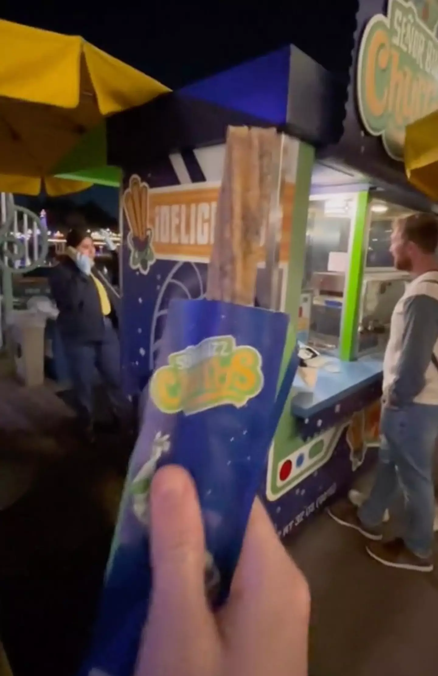 She decided to cheer herself up at Disneyland.