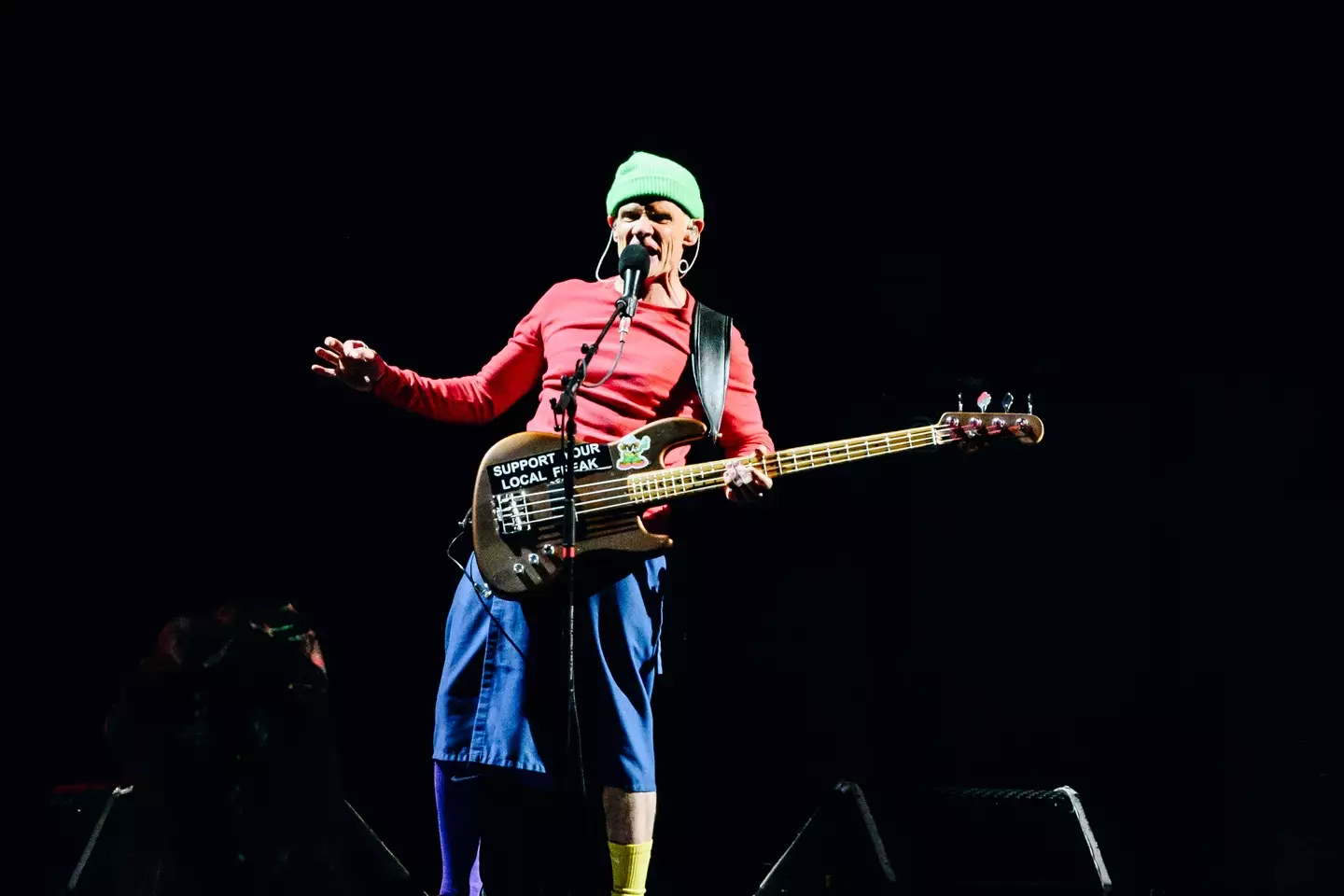 Flea is one quarter of the Red Hot Chili Peppers.