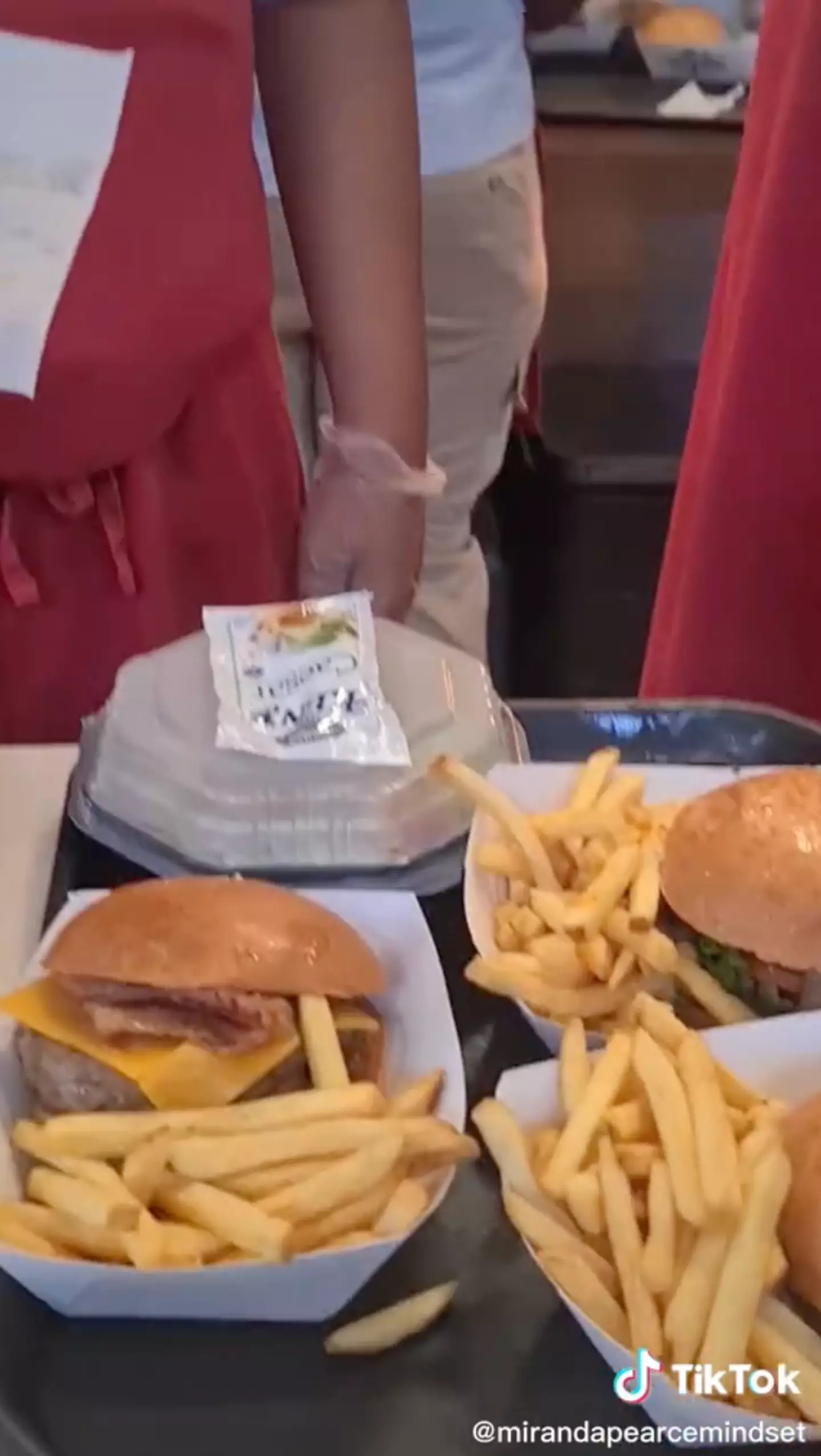 Their 'yummy' lunch.