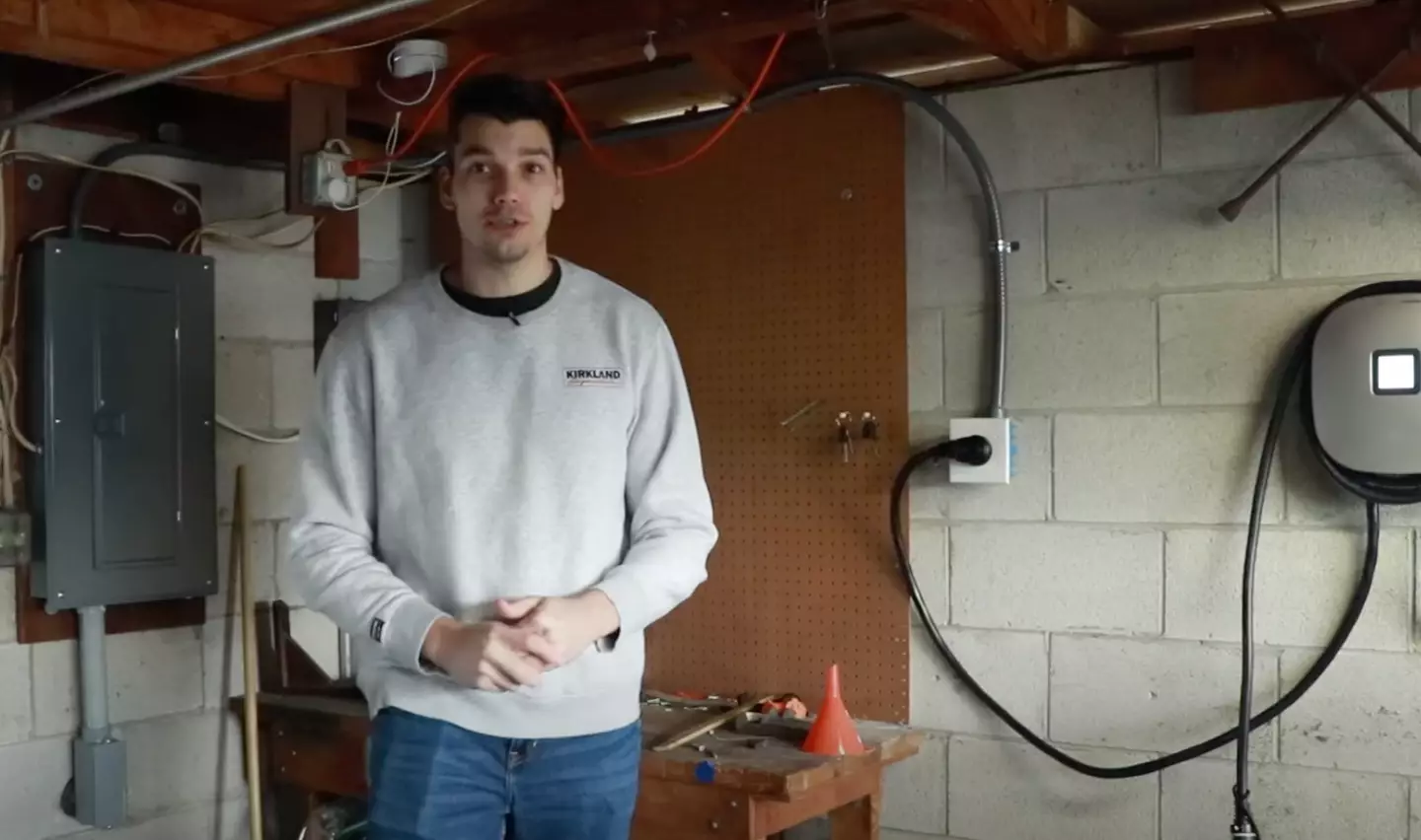 Sibila breaks down the impact of charging his Tesla at home on his electricity bill (YouTube/ Alex Sibila)