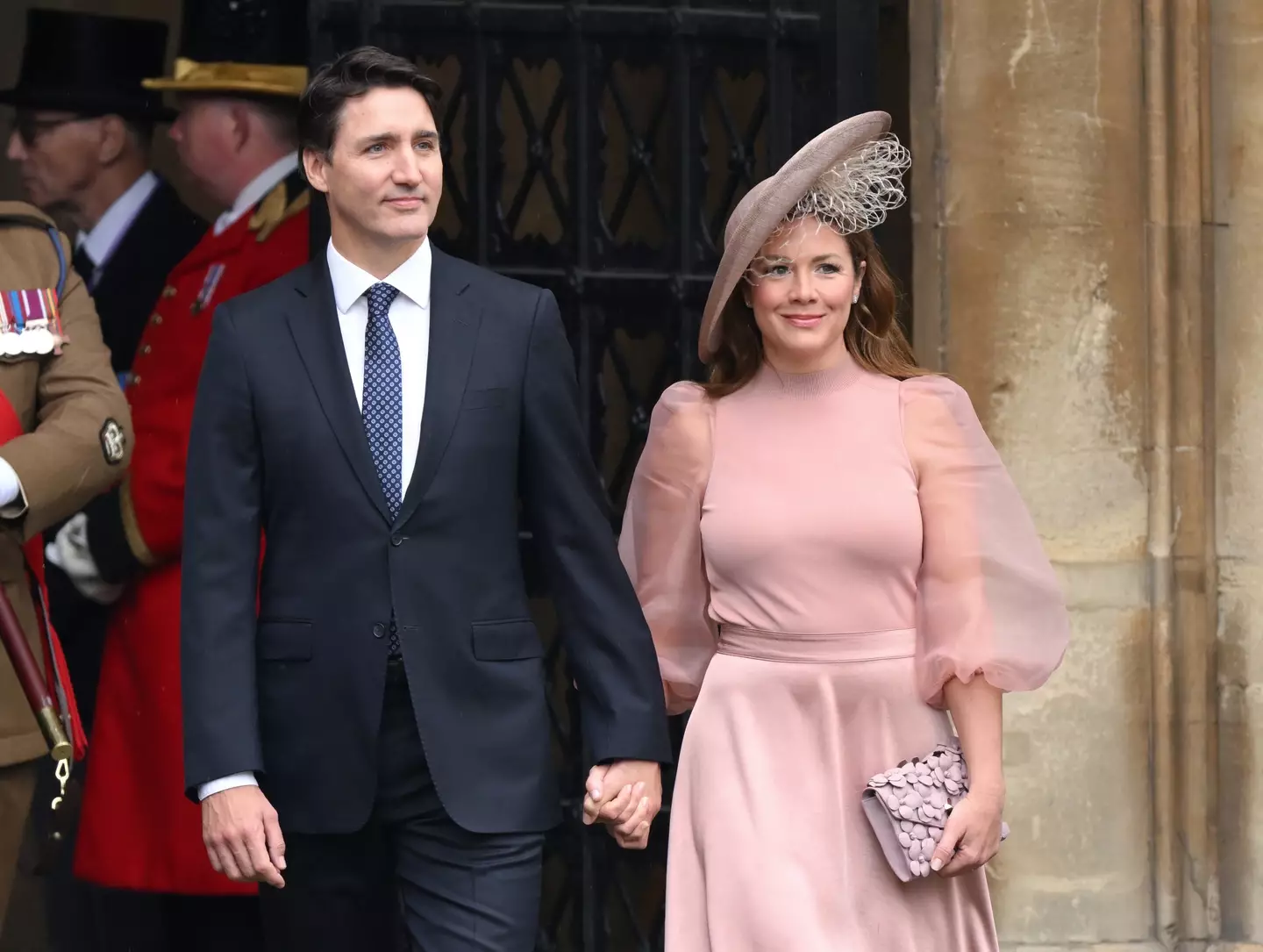 Justin Trudeau and Sophie Grégoire at King Charles III And Queen Camilla's coronation in May.
