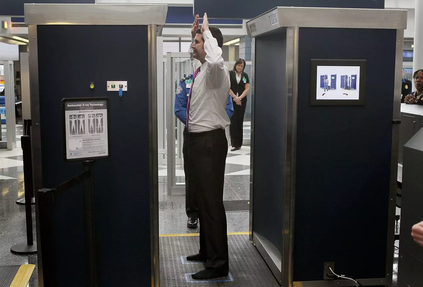 There were concerns the scanners showed too much detail. (Scott Olson/Getty Images)