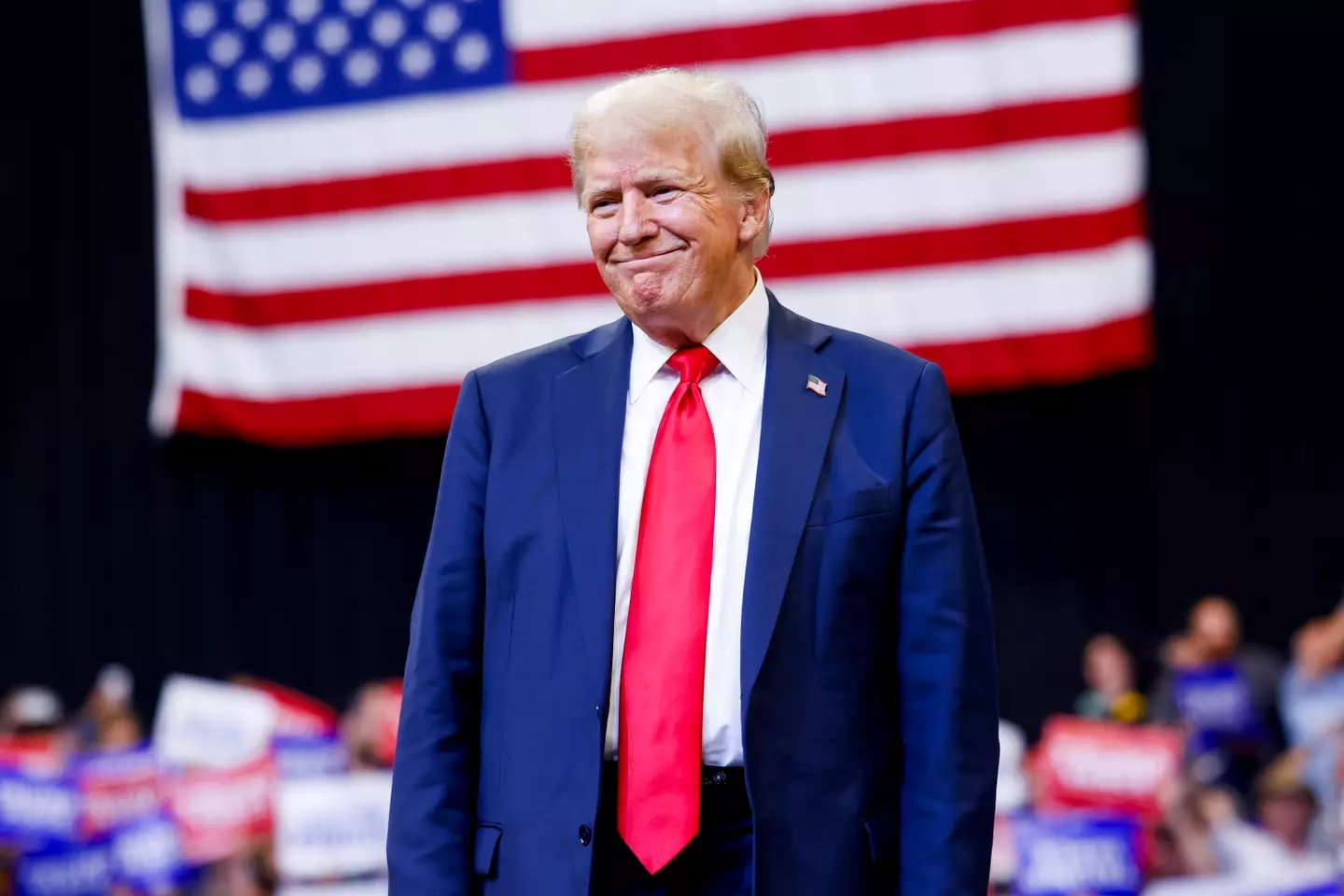 Donald Trump used 'My Heart Will Go On' during a recent rally. (Michael Ciaglo/Getty Images)
