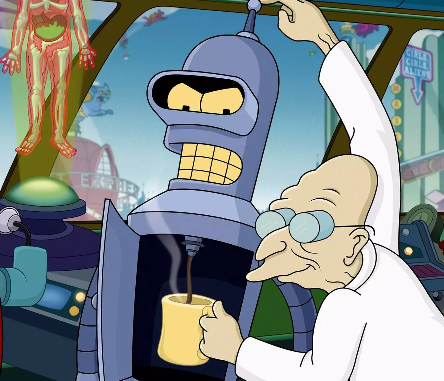 Bender in Futurama (Alamy)