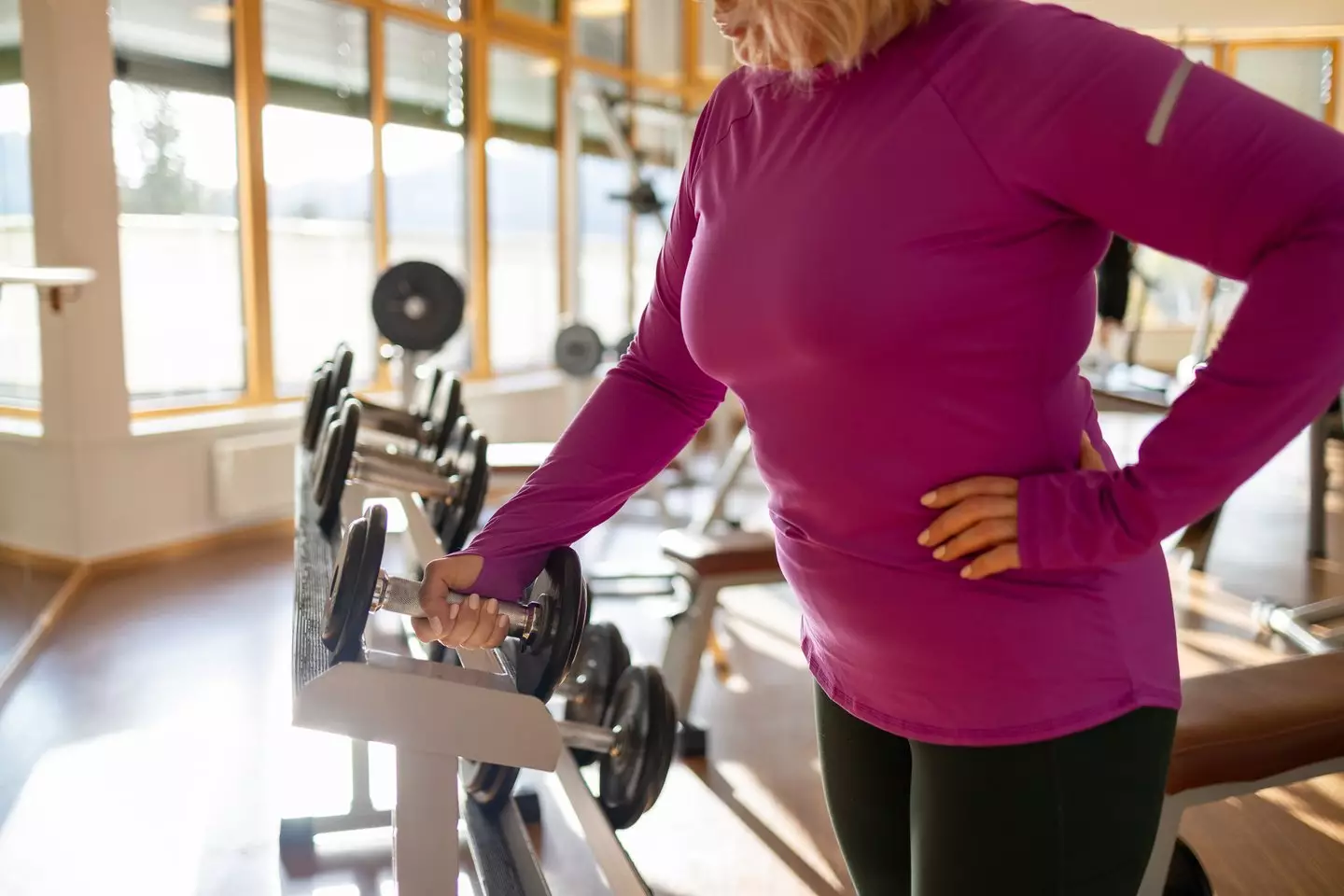 GLP-1 users are encouraged to do strength training alongside taking medications (Getty Stock Photo)
