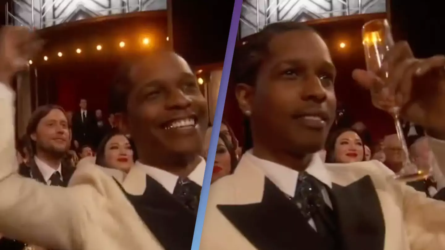 Fans are loving A$AP Rocky for Rihanna support during the Oscars