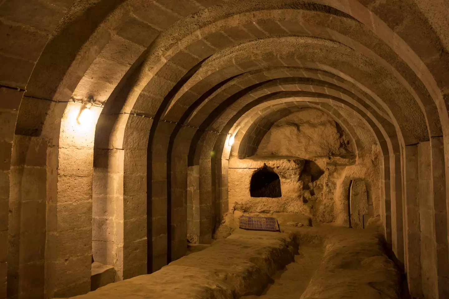 A chapel inside the underground city.