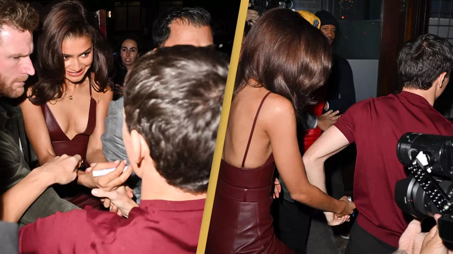 Fans ‘obsessed’ with moment Tom Holland shoves paparazzi aside to save Zendaya from swarm