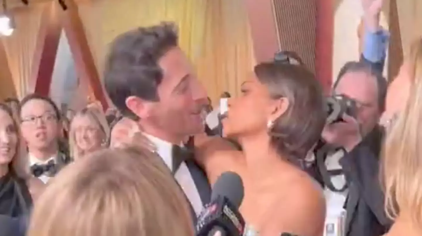 Halle Berry and Adrien Brody recreate Oscars kiss 22 years later and it has everyone asking the same thing