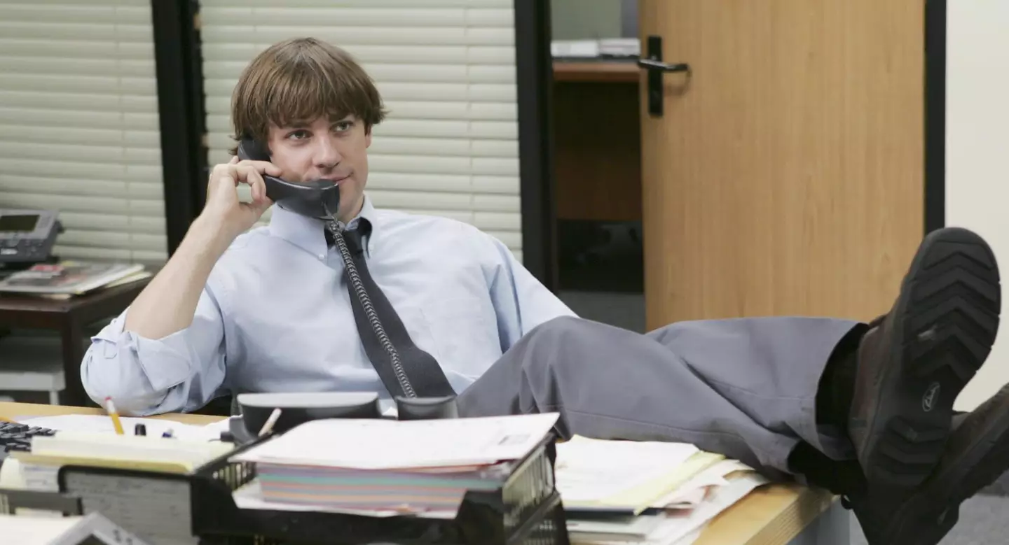 John Krasinski stars alongside Steve Carell in The Office US.