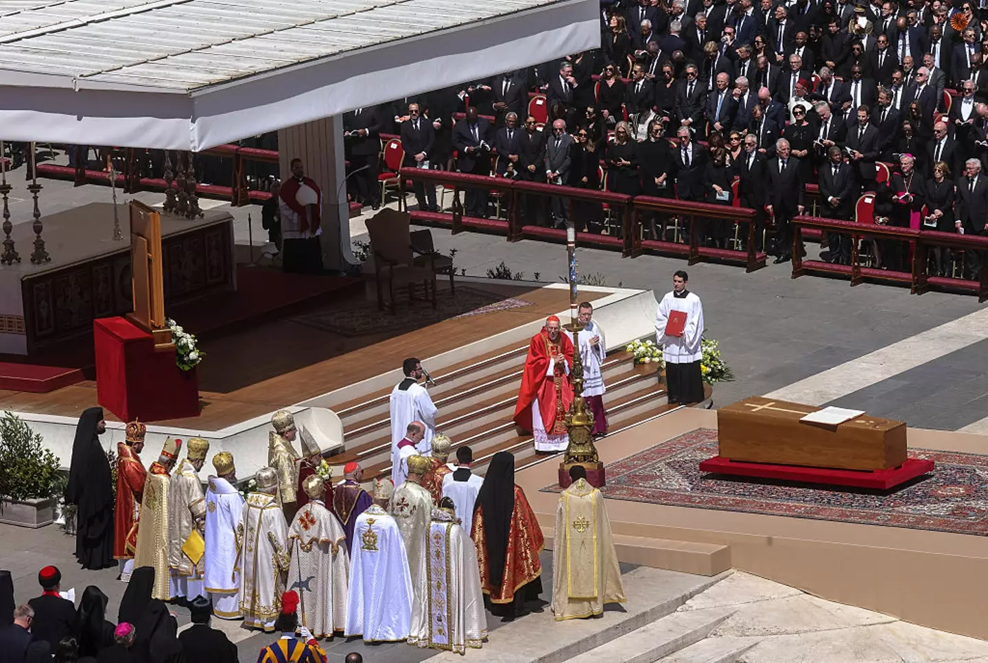 Pope Francis' funeral was held today (26 April) (Alessandra Benedetti - Corbis/Corbis via Getty Images)