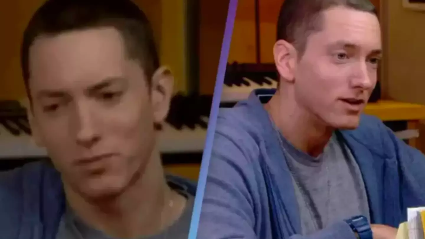 Eminem proves that something does actually rhyme with orange