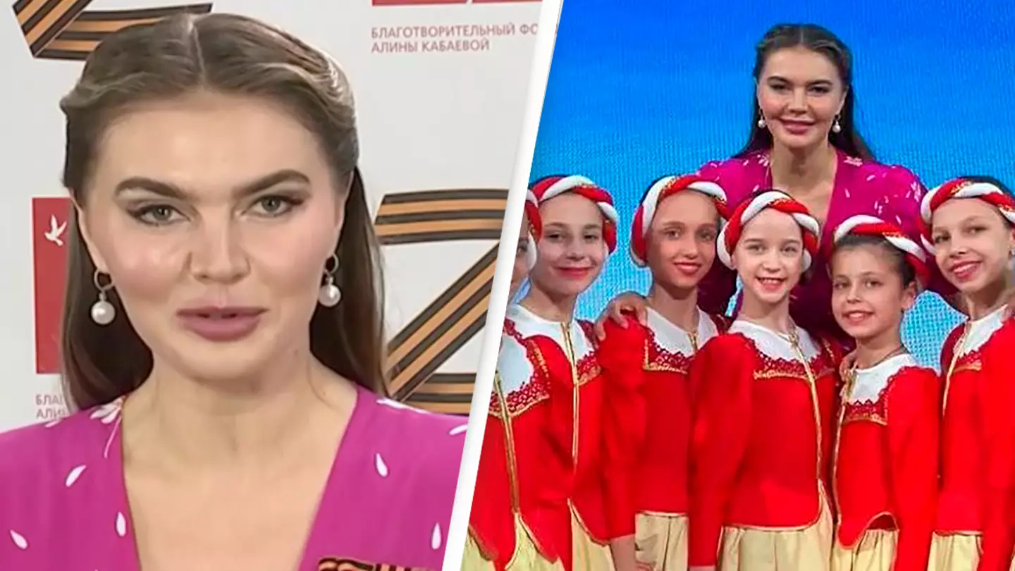 Vladimir Putin's Alleged Girlfriend Makes Rare Public Appearance With Chilling Z Symbol Likened To Swastika