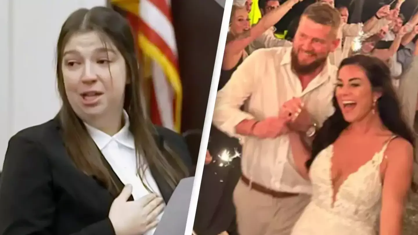 Drunk driver breaks down in tears as she addresses groom whose wife she killed on wedding day