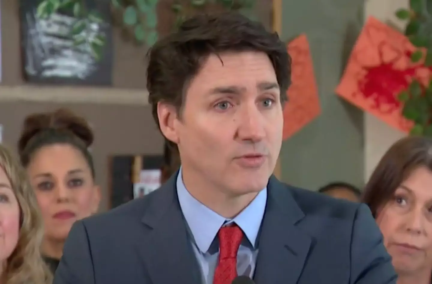 Justin Trudeau grew emotional (YouTube/ CTV News)
