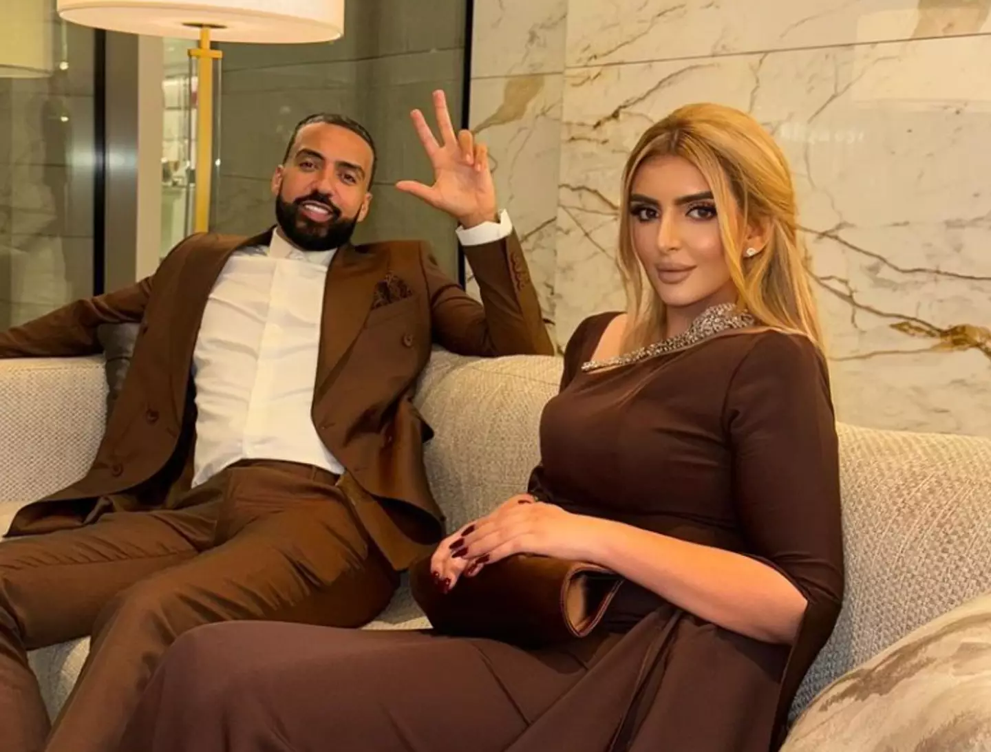 French Montana and Sheikha Mahra have seemingly been spending a lot of time together (Instagram/@frenchmontana)