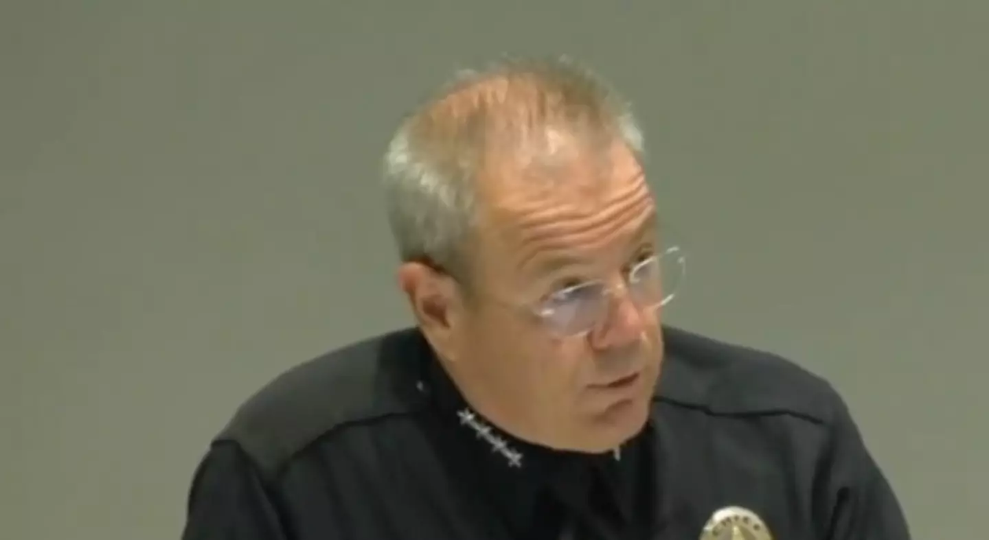 The police chief claimed Anthony fell while filming a stunt for social media.