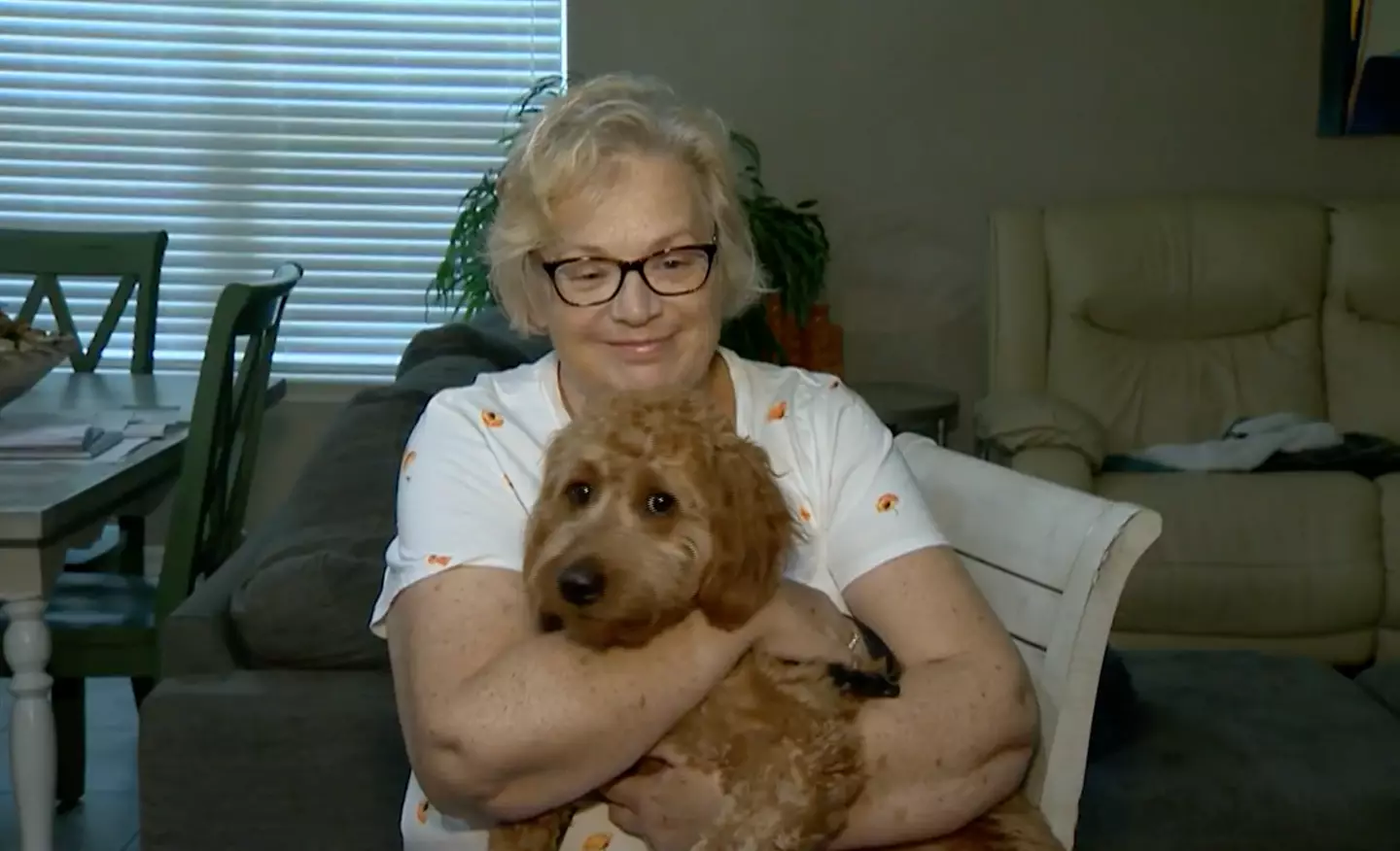 Gina Helsel and her dog had the shock of a life.
