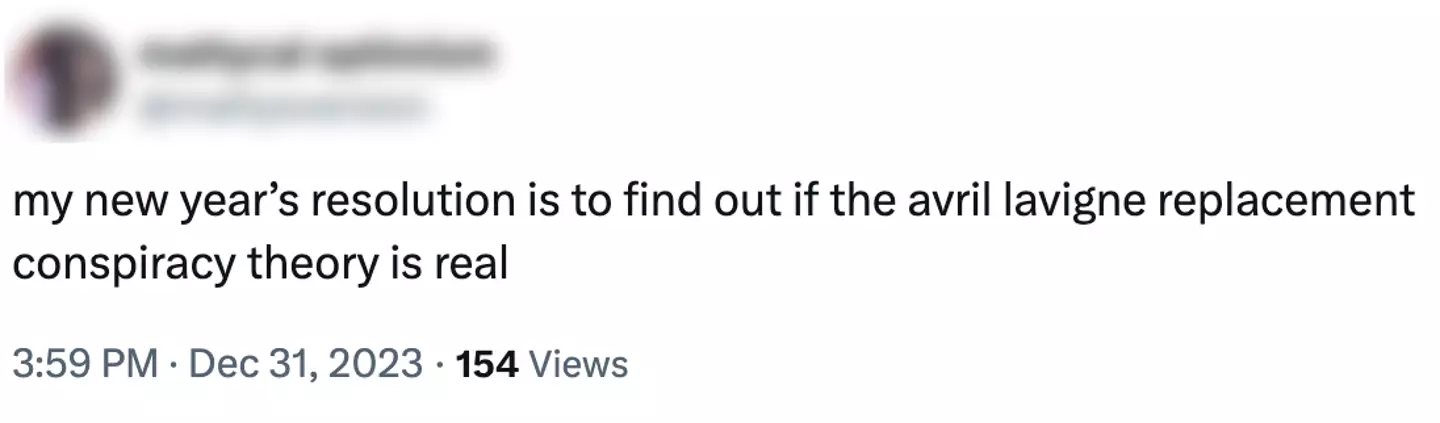 The theory has been ongoing for years. (X)